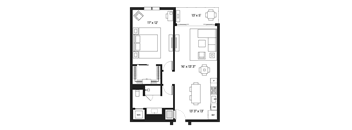 Lux 940 Floor Plan  at SLX Atlanta, Chamblee