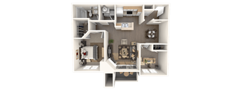 Sapphire Floor Plan at Stonelake at the Arboretum, Austin, TX