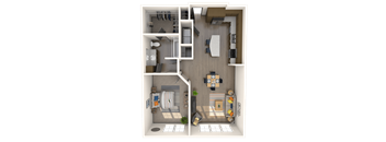 Naples Floor Plan at The Rialto, Florida