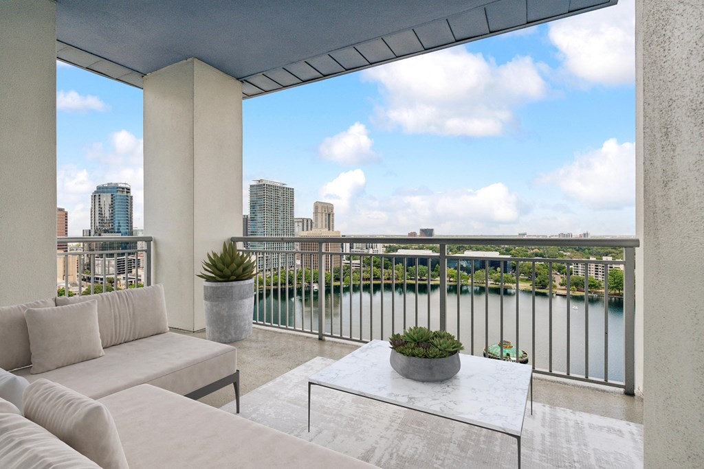balcony view  at Paramount on Lake Eola, Orlando, FL, 32801