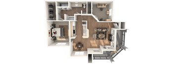 Adobe Floor Plan  at Sedona Springs, Texas, 78749