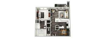 Collier Floor Plan at Emblem Alpharetta, Alpharetta, 30009