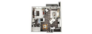 Lenox Deluxe Floor Plan at Emblem Alpharetta, Alpharetta, Georgia