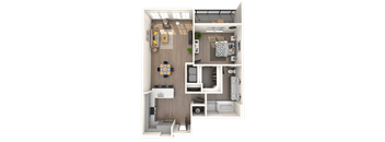 A8 Floor Plan at The District at Rosemary, Florida, 34236