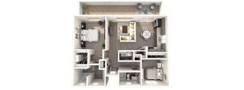 Tucson Floor Plan at Parke Place, Prescott Valley, Arizona