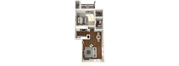 Wooten Floor Plan  at Canyon Creek, Texas, 78759