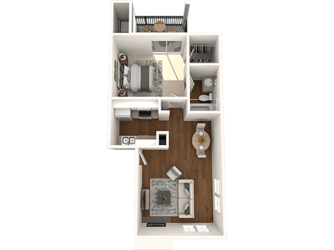 Wooten Floor Plan  at Canyon Creek, Texas, 78759