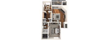 River Place Floor Plan at Madison at the Arboretum, Austin, Texas