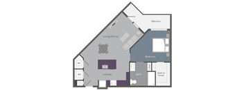 The Hammond Floor Plan at Glenn Perimeter, Georgia, 30328