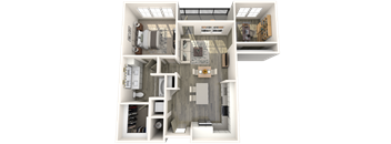 A2M1 Floor Plan at Inspire, Charlotte, NC