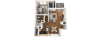 Lost Maples Floor Plan at Madison at the Arboretum, Austin