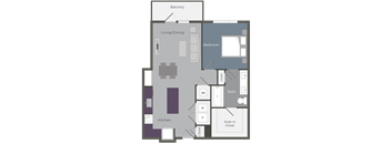 The Abernathy Floor Plan at Glenn Perimeter, Atlanta