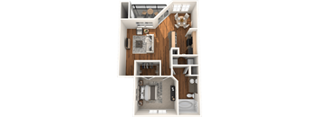 Enchanted Rock Floor Plan at Madison at the Arboretum, Austin