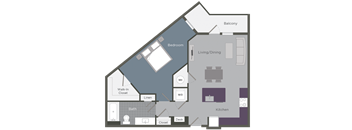 The Perimeter Floor Plan at Glenn Perimeter, Atlanta, GA, 30328