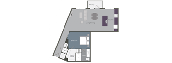 The Roswell Floor Plan at Glenn Perimeter, Atlanta, 30328