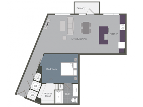 The Roswell Floor Plan at Glenn Perimeter, Atlanta, 30328
