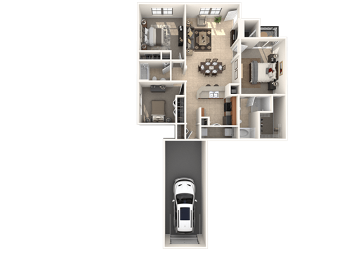 Appaloosa Floor Plan at Estates at Heathbrook, Ocala