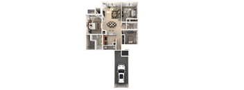 Arabian Floor Plan at Estates at Heathbrook, Ocala