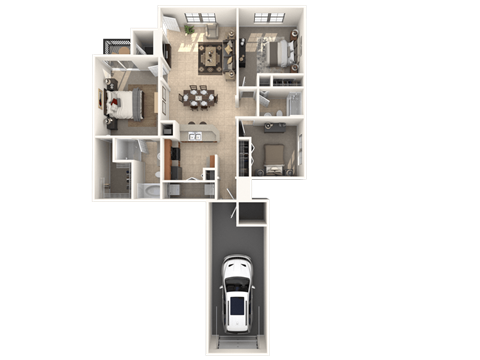 Arabian Floor Plan at Estates at Heathbrook, Ocala