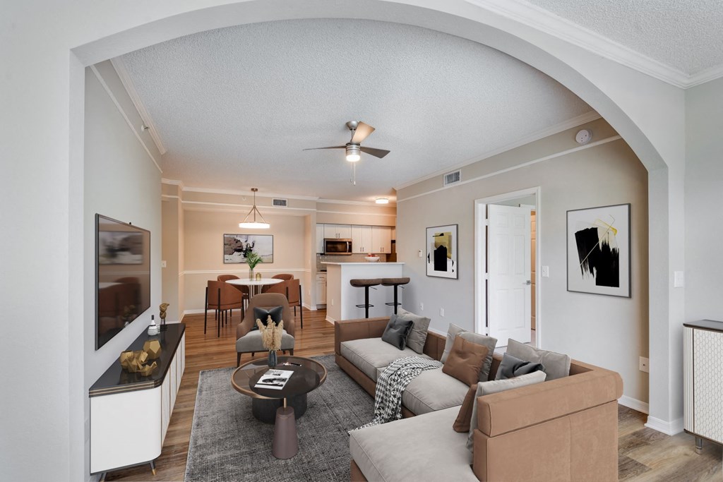 Living room at Ashlar, Fort Myers, FL, 33907ers