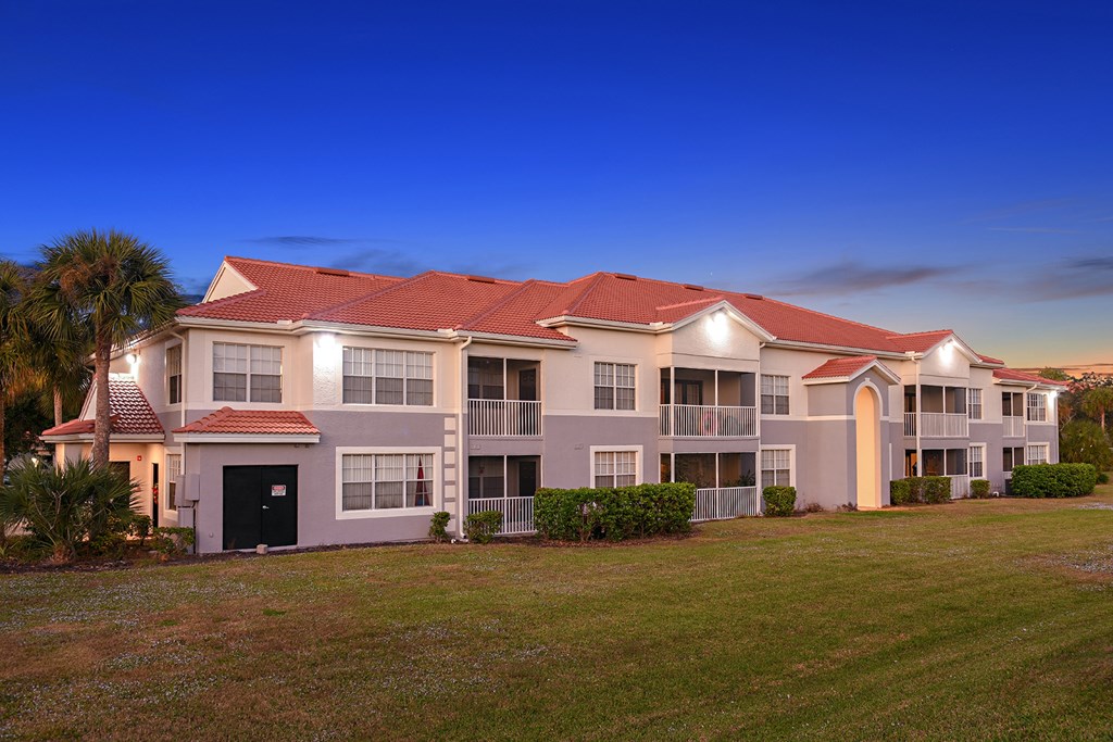 Apartments with private patios  at Ashlar, Fort Myers, FL