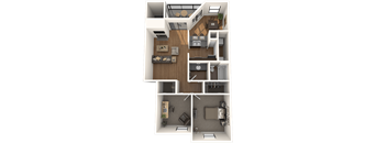 The Mayfield Floor Plan at Great Hills, Austin, Texas