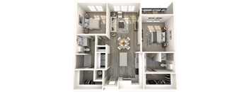 B1 Floor Plan  at Inspire, Charlotte, North Carolina