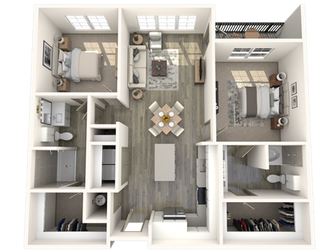B1 Floor Plan  at Inspire, Charlotte, North Carolina