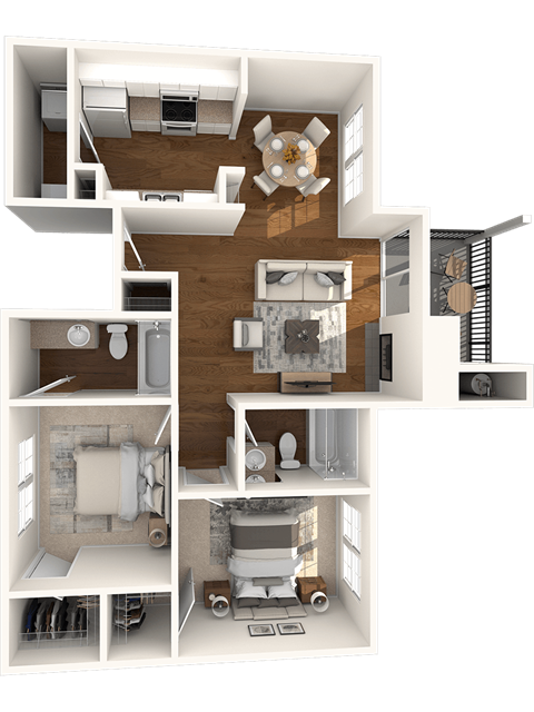 Balcones Floor Plan Balcones Floor Plan  at Canyon Creek, Austin