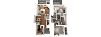McKinney Falls Floor Plan at Madison at the Arboretum, Austin, TX, 78759