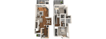 Barton Creek Floor Plan at Madison at the Arboretum, Austin, TX, 78759