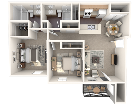 The Oltorf Classic Floor Plan at Monterey Ranch, Austin, TX, 78749