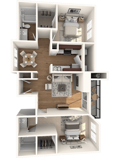 Rose Bud Floor Plan Rose Bud Floor Plan  at Canyon Creek, Austin