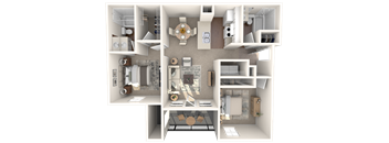 The Anderson Classic Floor Plan at Monterey Ranch, Austin, Texas