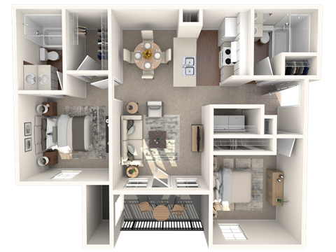 The Anderson Classic Floor Plan at Monterey Ranch, Austin, Texas