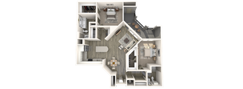 B4 Floor Plan at Inspire, Charlotte, NC