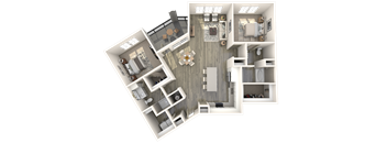 B5 Floor Plan at Inspire, Charlotte