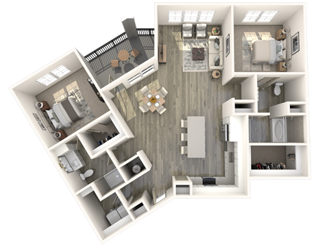 B5 Floor Plan at Inspire, Charlotte