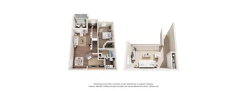 Coventry w/ Loft Floor Plan at Ballantrae Apartments, Sanford, 32771