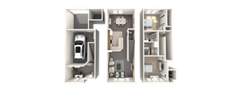 Bamboo II Floor Plan at Floresta, Florida