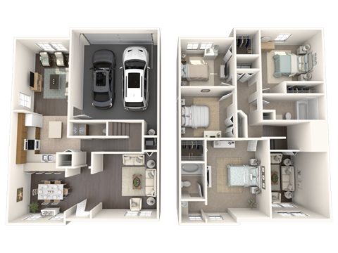 Banyan Floor Plan  at Floresta, Florida