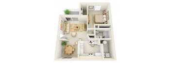 Arie Deluxe Floor Plan at Bay Breeze Villas, Florida