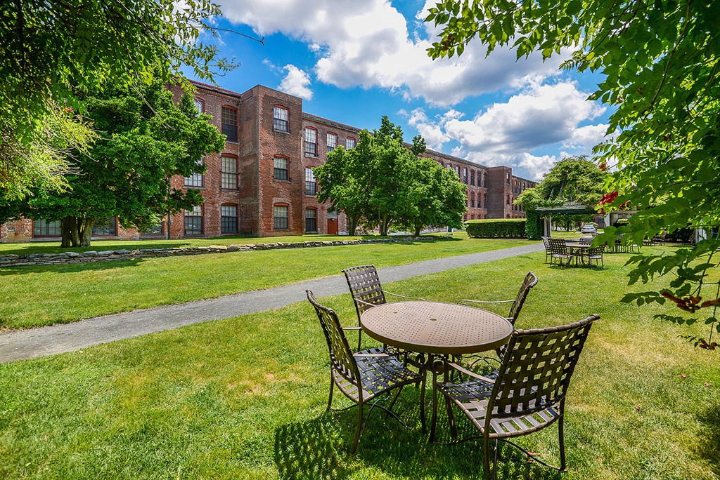 Enjoy the beautiful grounds  at Bigelow Commons, Enfield, Connecticut