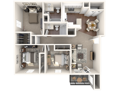 The Manor Classic Floor Plan at Monterey Ranch, Austin, 78749