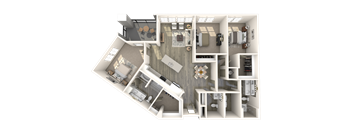 C2 Floor Plan at Inspire, North Carolina