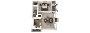 Calico / Smithsonian / Uffizi Floor Plan at Museo, Austin