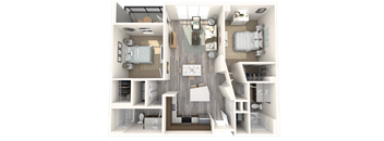 Chrysler Floor Plan  at Paramount on Lake Eola, Florida, 32801