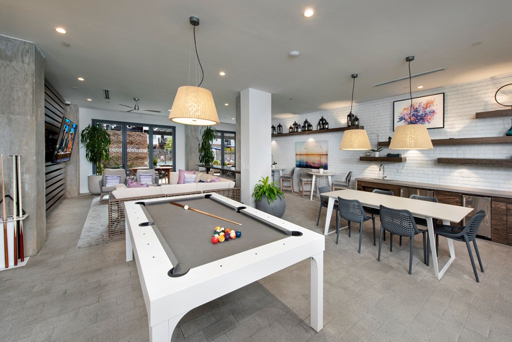 Game room at Glenn Perimeter, Atlanta, GA, 30328