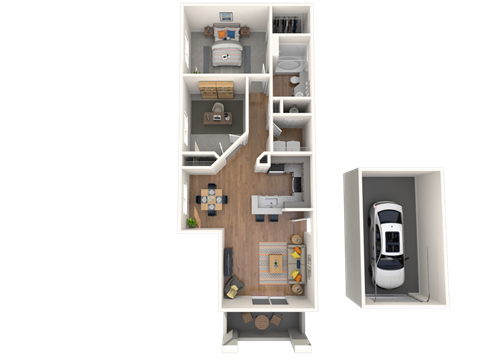 Collalto Floor Plan Collalto Floor Plan at Altezza High Desert, Albuquerque
