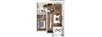 Coventry Floor Plan at Ballantrae Apartments, Sanford